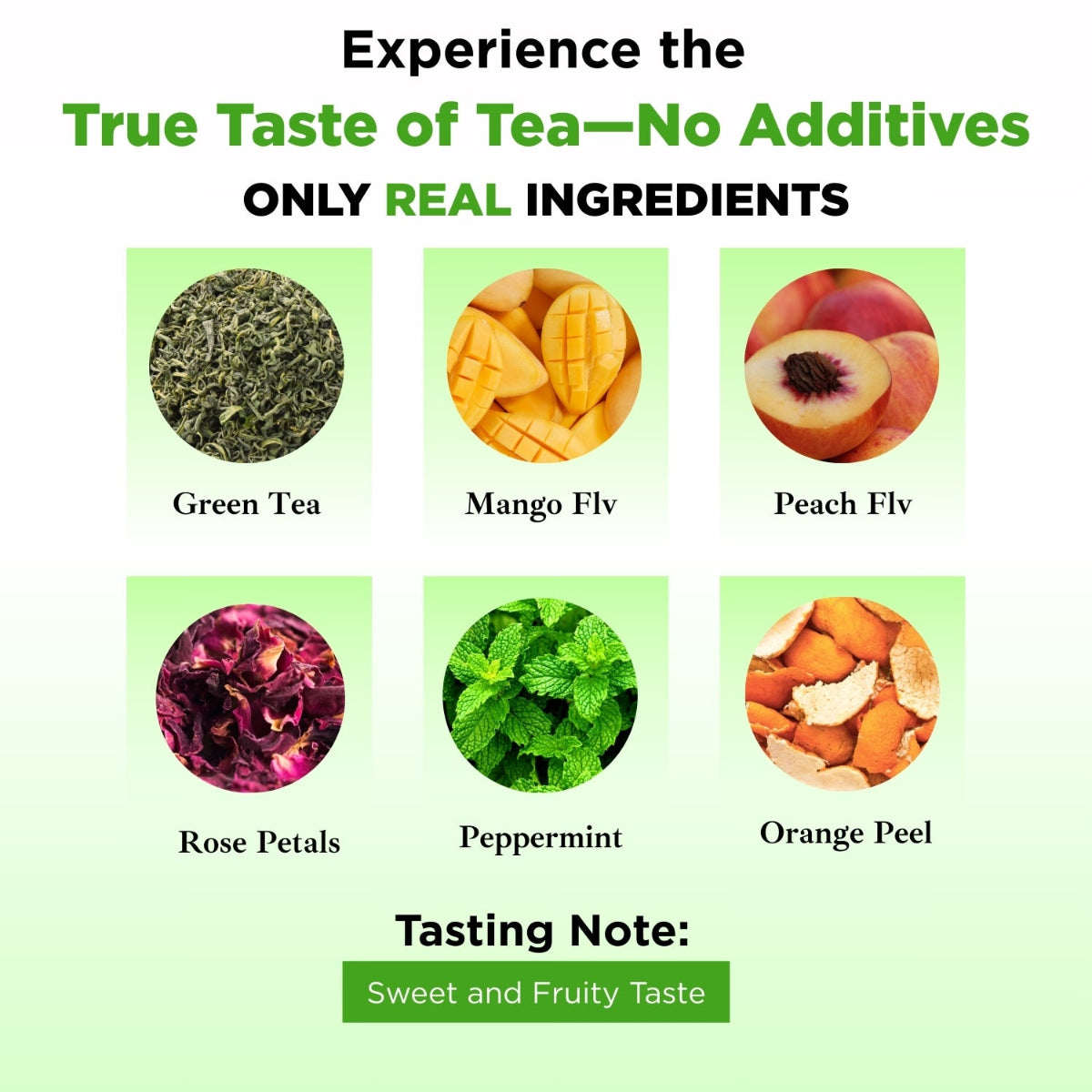 Mango Peach Green Tea | 50g