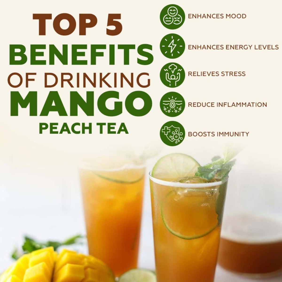 Mango Peach Green Tea | 50g
