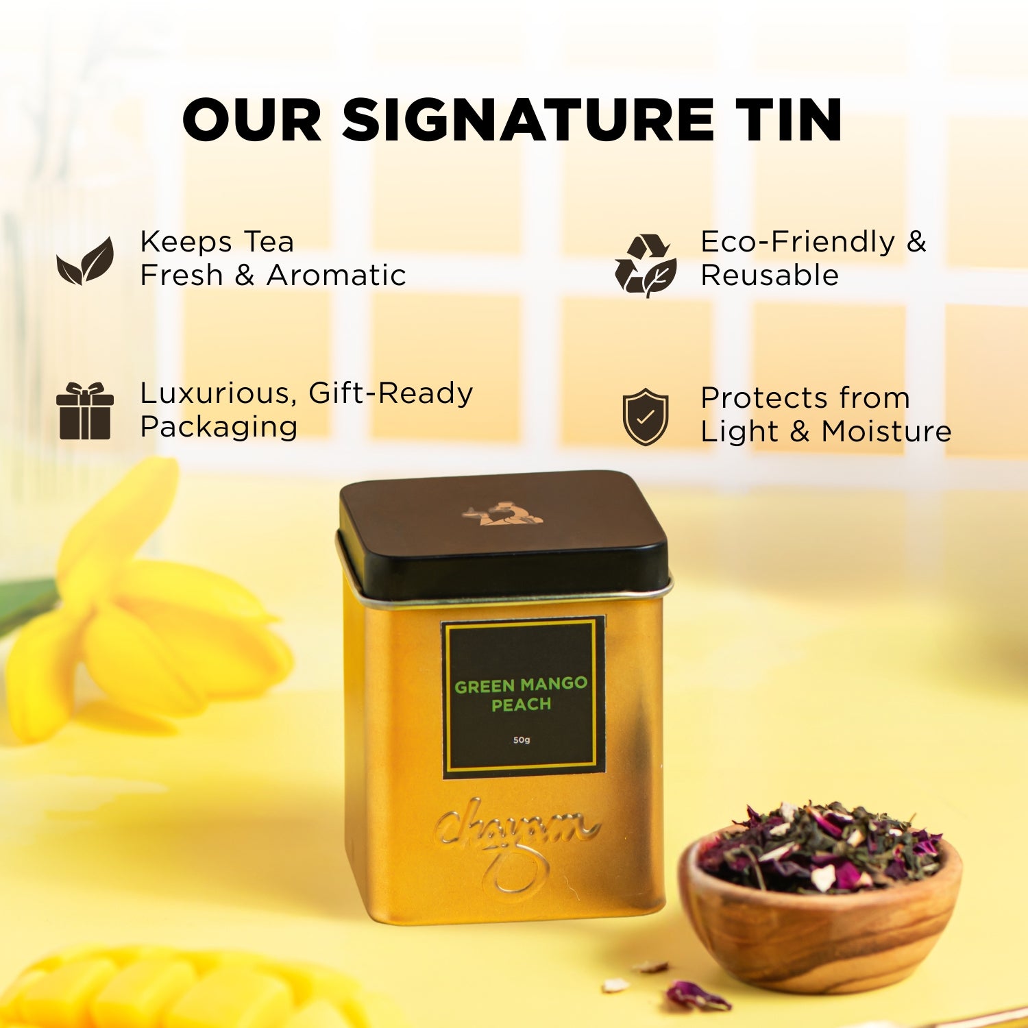 Mango Peach Green Tea | 50g