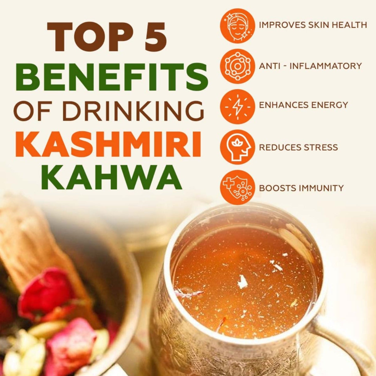 Kashmiri Kahwa Green Tea | 50g