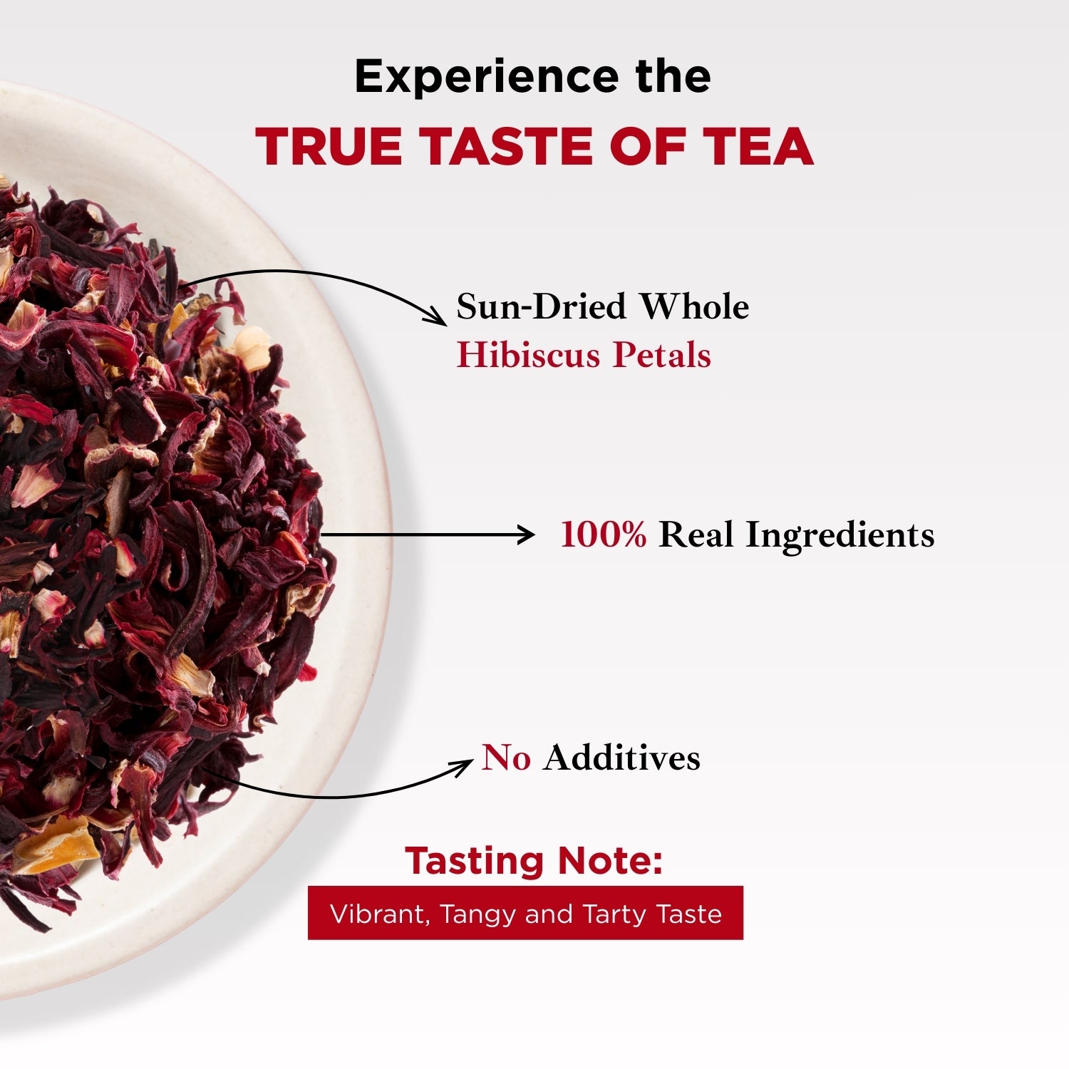 Pure Hibiscus Herbal Tea Tisane | 30g