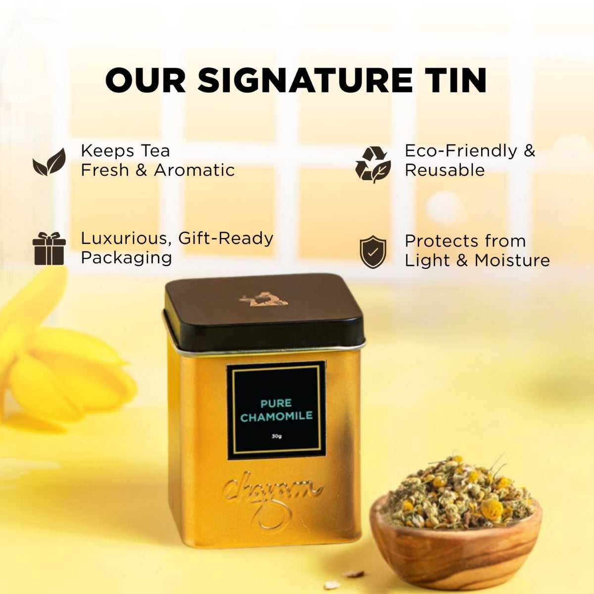 Pure Chamomile Flower Herbal Tea Tisane | 30g