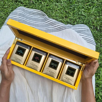 Fine Tea Chest | Wooden Tea Gift Box | Premium Diwali Gift Idea