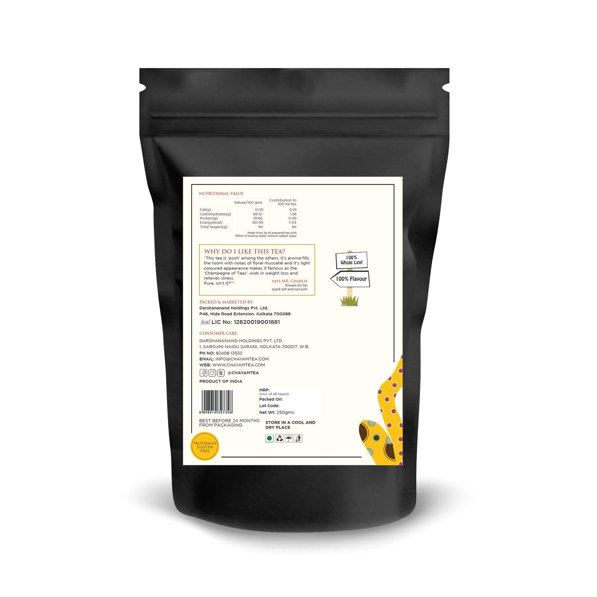 Pure Darjeeling Loose Tea | Tea Bag