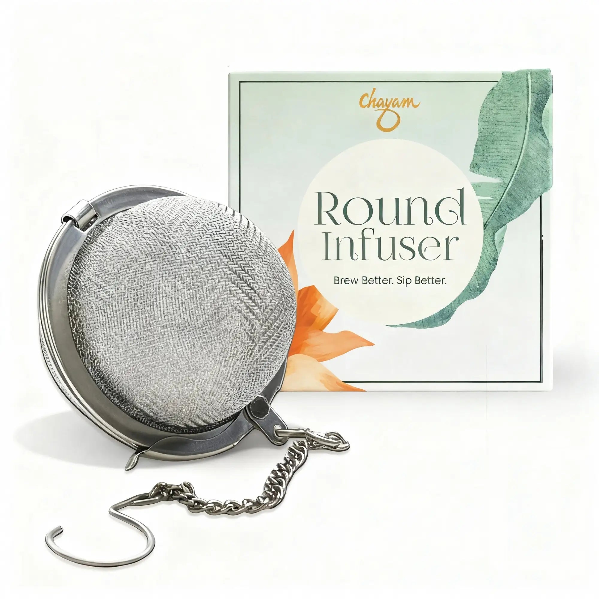Ball Mesh Tea Infuser with Hanging Chain