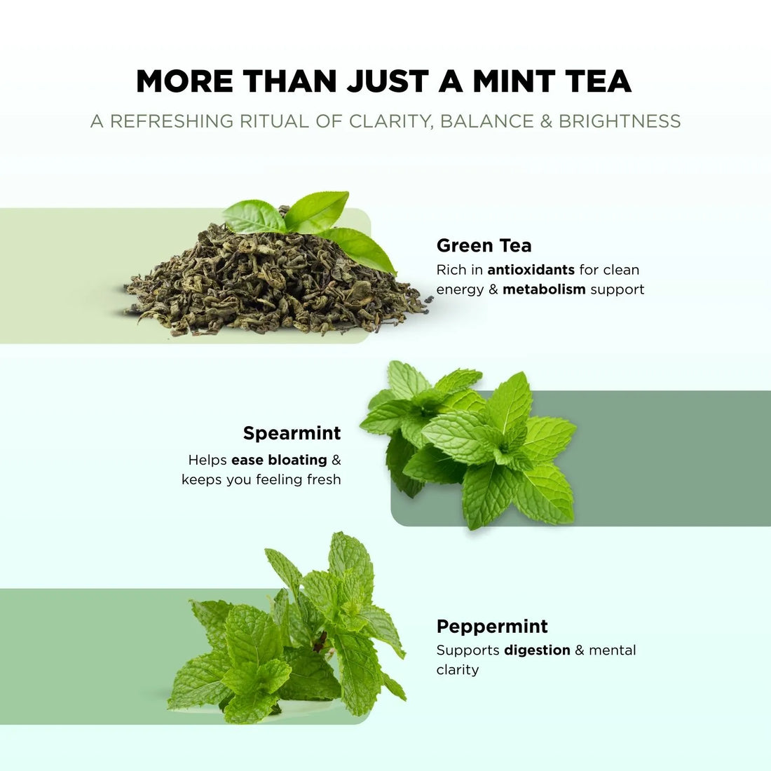 Spearmint & Peppermint Green Tea | 35gm