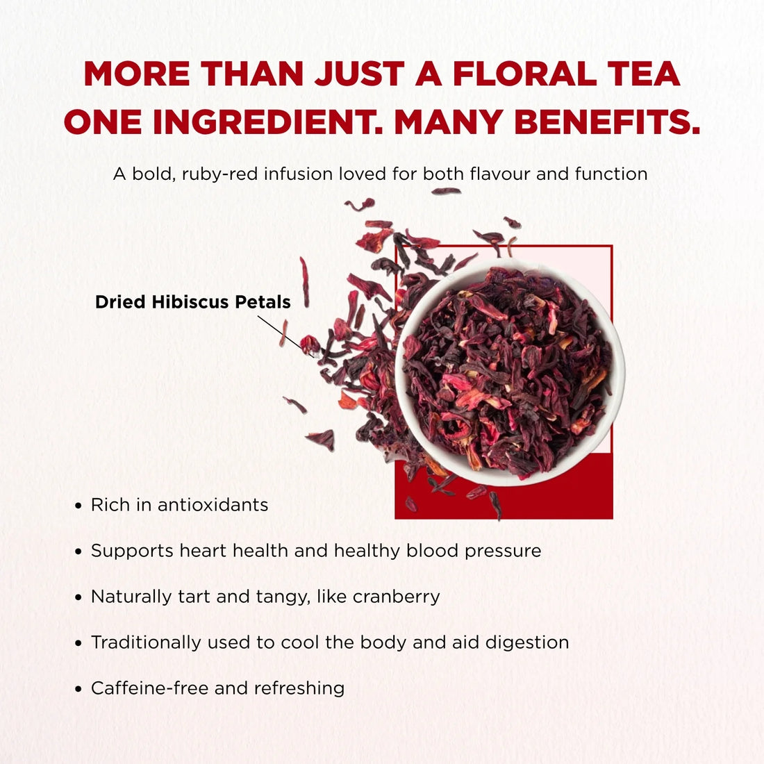 Pure Hibiscus Herbal Tea | 50g