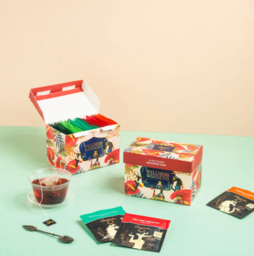 Wellness Wonders Gift Box | 5 Flavours 20 Tea Bags | Healthy Diwali Gift