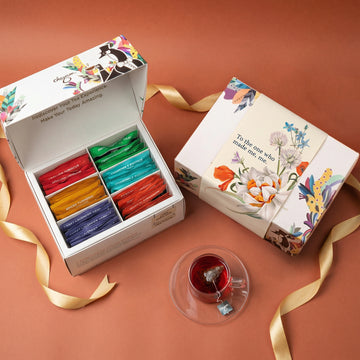 Mother's Day Gift Box: Assorted 48 Pyramid Tea Bags