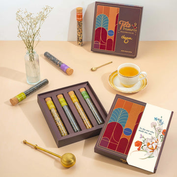 Mother's Day Gift Box: 4 Assorted Tea Premium Tubes