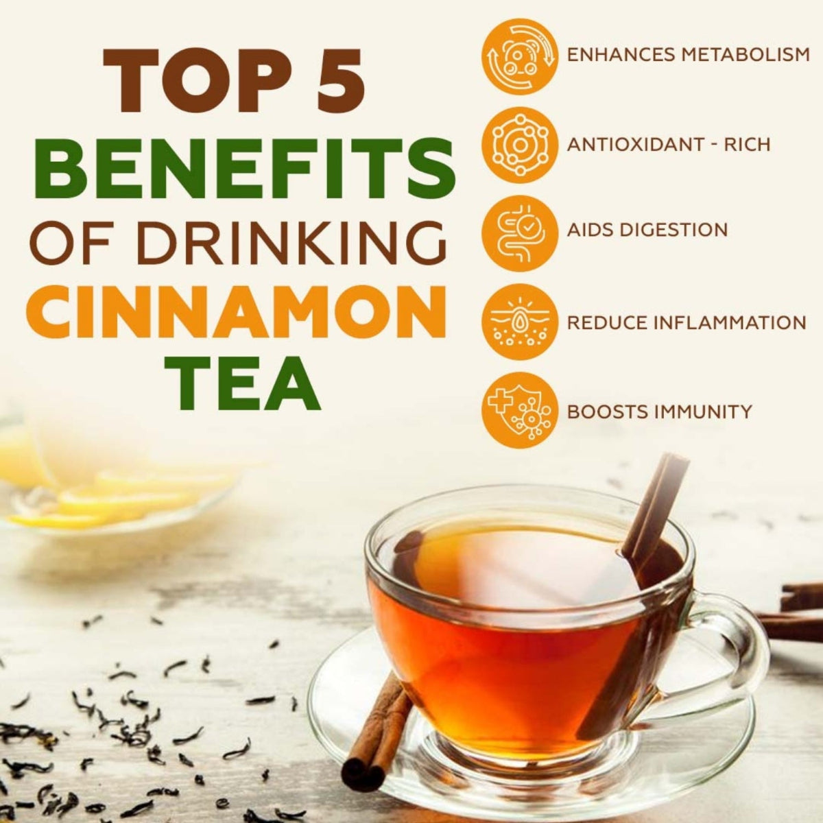 Magical Cinnamon Green Tea | 50 g