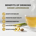 Ginger Lemongrass Herbal Tea Infusion | 50g