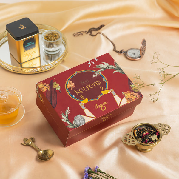 Tea Retreat Gift Box – Two Premium Loose Leaf Teas in Elegant Tins