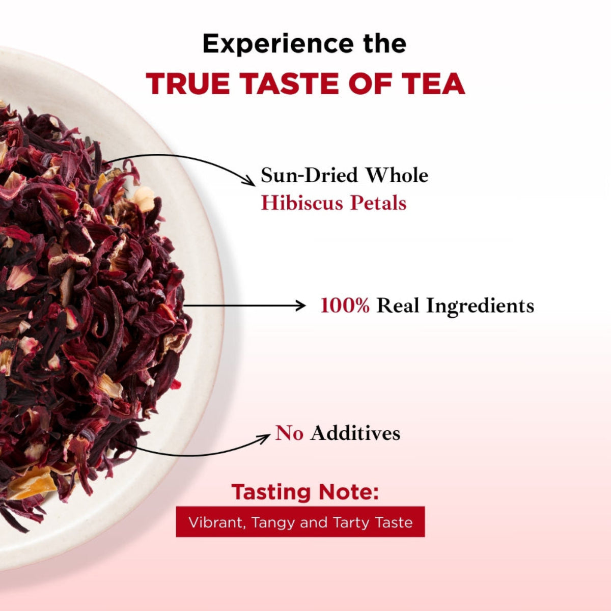 Pure Hibiscus Herbal Tea Tisane | 30g
