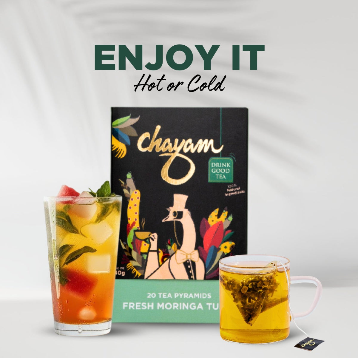 Moringa Tulsi Green Tea | Tea Bags