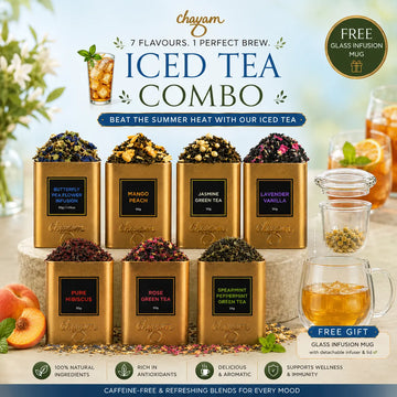 Iced Tea Combo with FREE Glass Infuser Cup