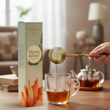 Premium Telescopic Pure Brass Infuser