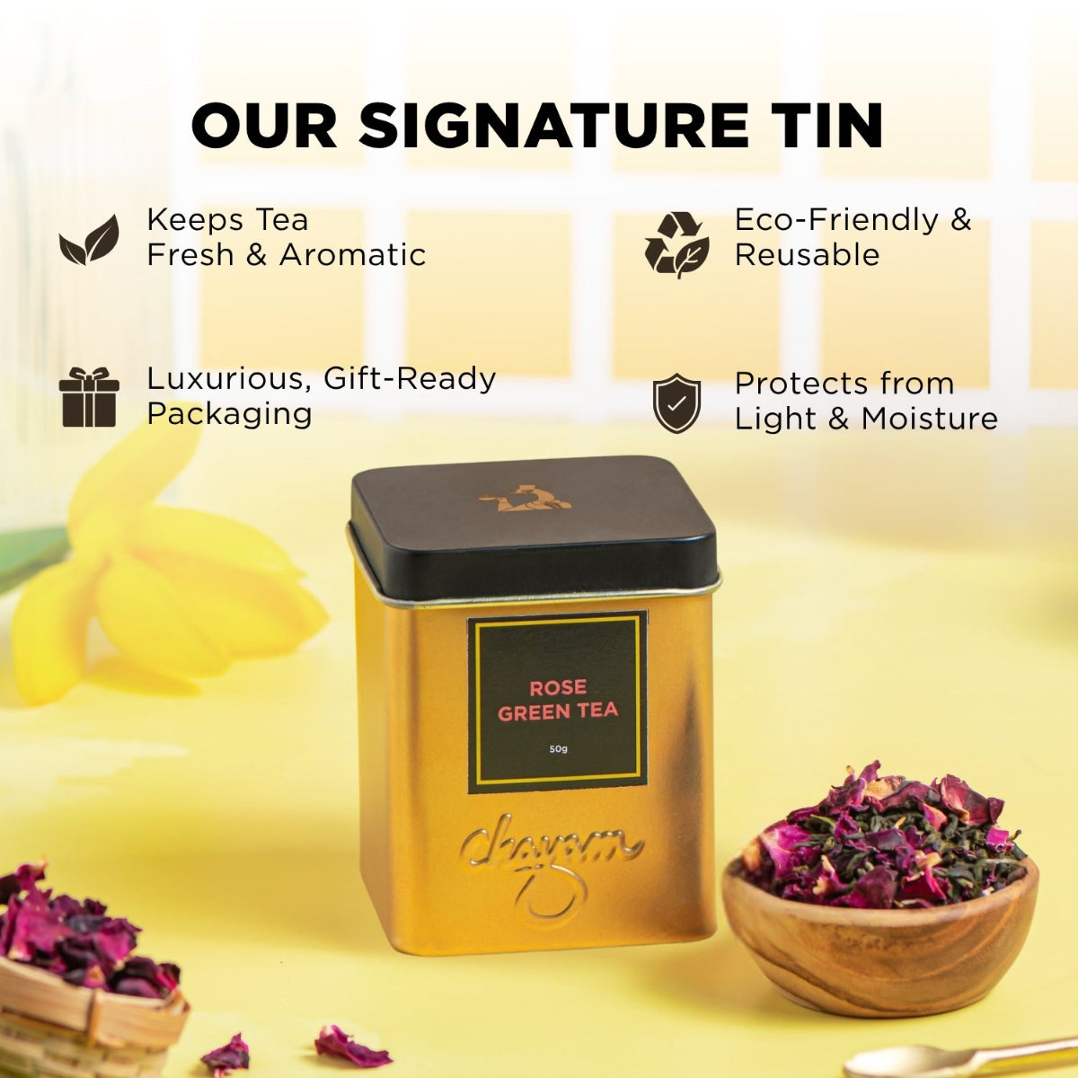 Rose Green Tea | 50g