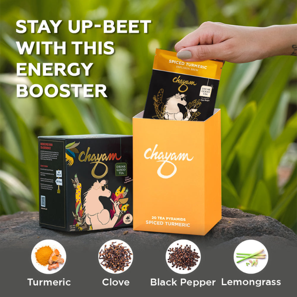 Spiced Turmeric Herbal Tea Infusion | Tea Bags