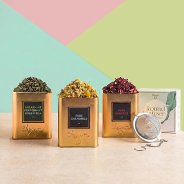 Golden Tea Indulgent Combo | Tea Tins