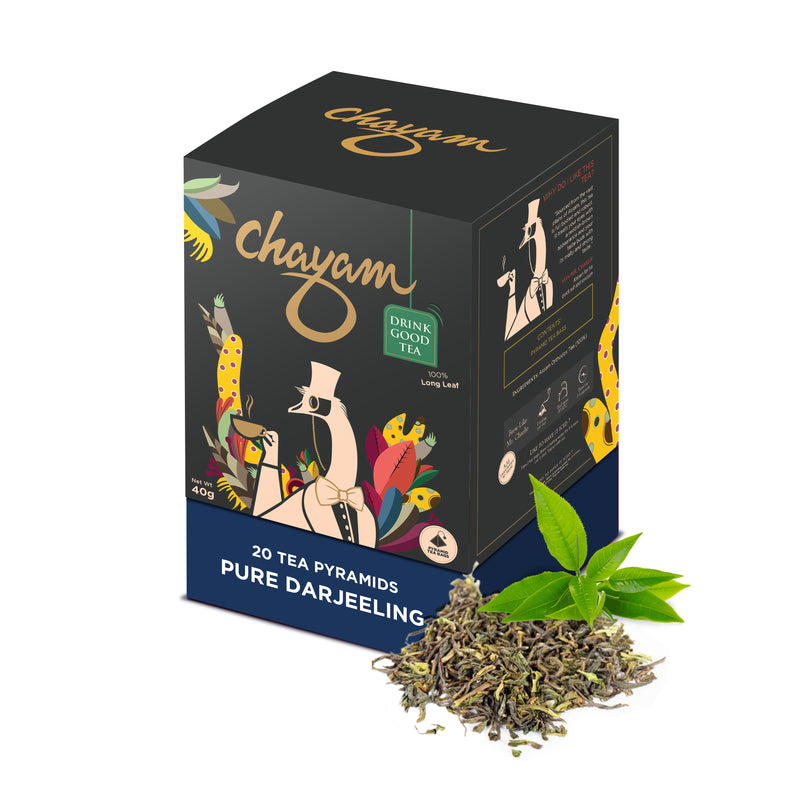 Darjeeling Black Tea Bags Box 15 Pc  Tea Sense  India