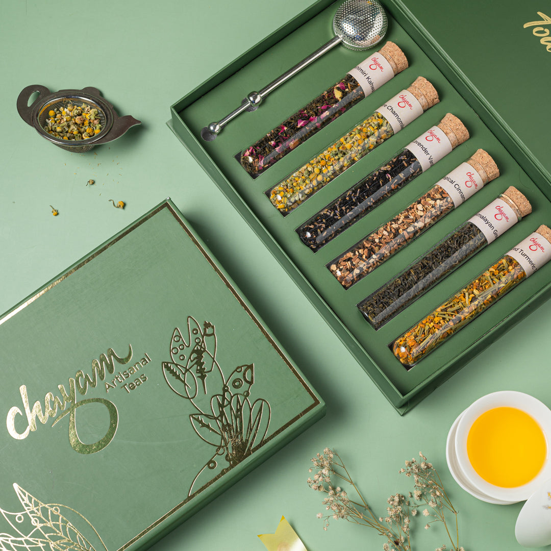 Assorted Tea Tubes Gift Box Whole Leaf Tubes Tea Set 6 Test Tubes assorted-tea-tubes-gift-box-whole-leaf-tubes-tea-set-6-test-tubes